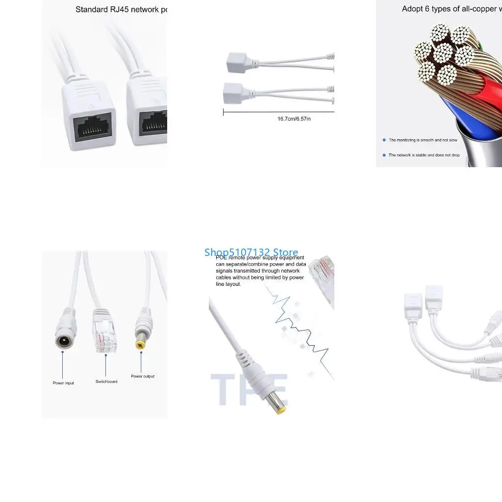 87HD Complete Passive PoE Injector and Splitter for Ethernet/Networking Devices