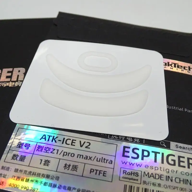 U75B ESPORTSTIGER ICE PATATOS PATATOS PETOS PADOS REACHOS RED REDOND CURVOS Bordes para mouse ATK