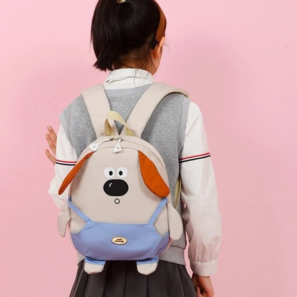 

Cute Cartoon Puppy Backpack Fashion Large Capacity Students Backpacks Ins Style Adjustable Strap Girls School Bags for Travel
