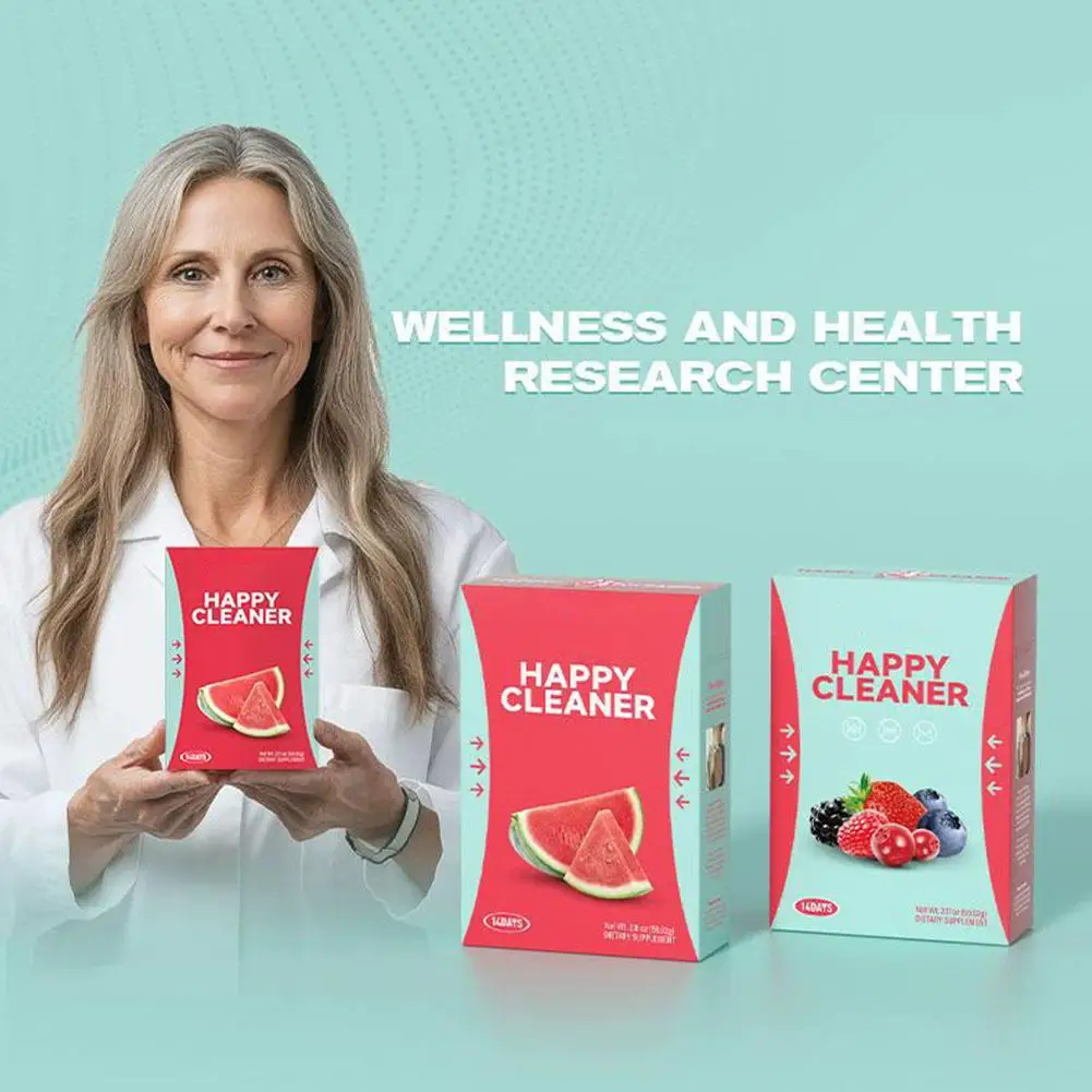 منظف سعيد 14 يومًا 59.92 جرام مسحوق بروبيوتيك بنكهة الفاكهة الطبيعية فعال مضاد للشيخوخة للبالغين وليس للنساء الحوامل #3