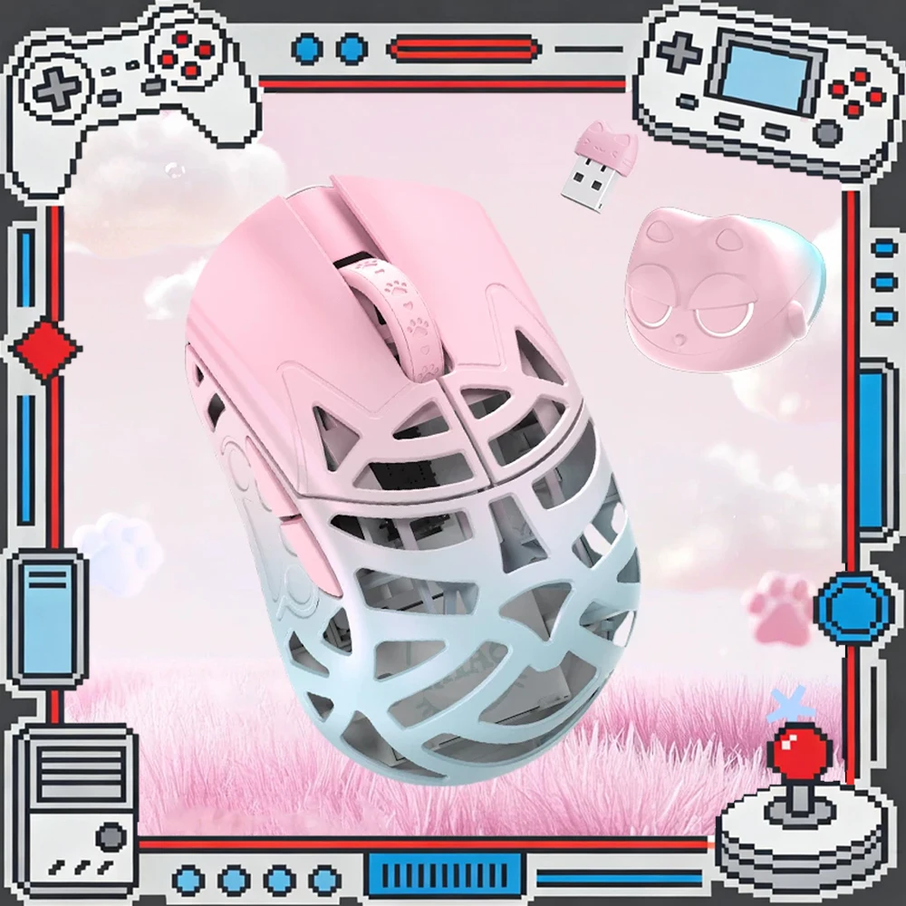 WLMOUSE Beast Miao Ultra-Light Wireless Gaming Mouse  Magnesium Body, PAW3950HS , 8K Polling Rate, Omron Optical, TTC Limitless