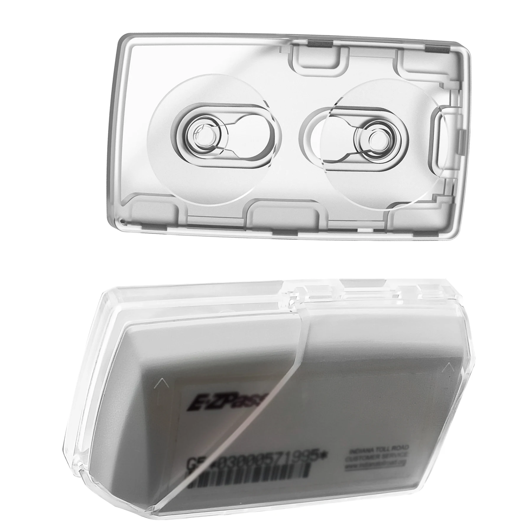 Robuster EZ-Pass-Halter für Windschutzscheibe der USA-Version mit leistungsstarken Saugnäpfen – montieren Sie Ihren Woll-Pass-Transponder sicher – Detail 2