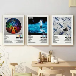 Muse Absolution The Resistance Tracklist Music Album Cover Poster Prints Canvas Painting Wall Art Picture Living Room Home Decor