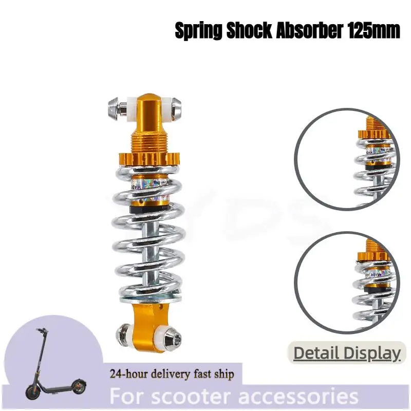 

Rear Shock Suspension Damper 125mm For Electric Scoote Motorcycle Shock Absorber for 125mm Hole Pitch Mini Scooter
