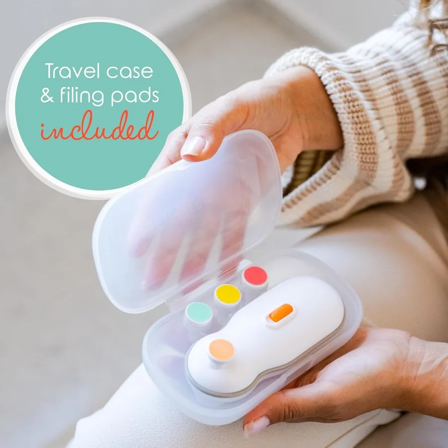 เครื่องตัดเล็บเด็กอัตโนมัติแบบไฟฟ้า ปลอดภัย ปลอดสาร BPA ผ่านการทดสอบความปลอดภัย สำหรับเด็กทารก 0-12 เดือนขึ้นไป