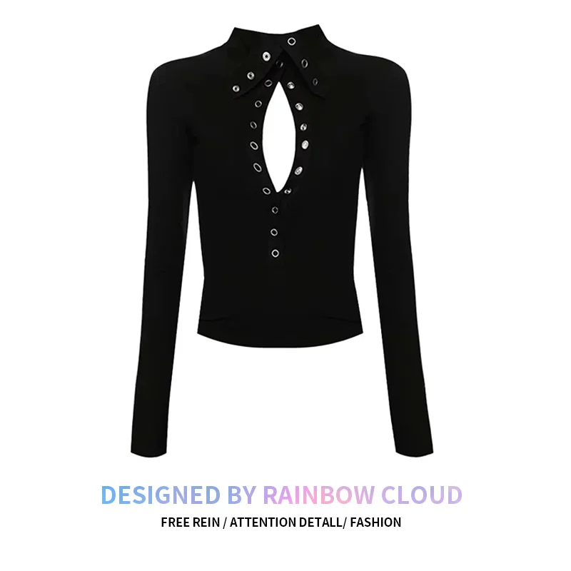 

Футболка приталенного кроя больших размеров с высоким воротником и длинным светом, внутренняя одежда, сексуальный универсальный базовый слой для девочек, топ для женщин