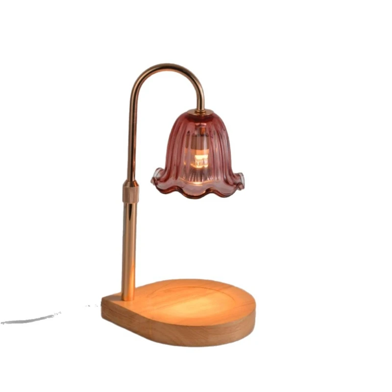 

Creative petal telescopic wax melting lamp dimming night light