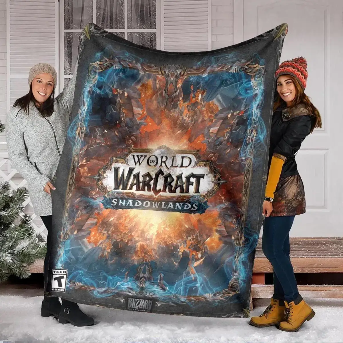 

Мягкое плюшевое одеяло World of Warcraft, фланелевый плед для гостиной, спальни или дивана