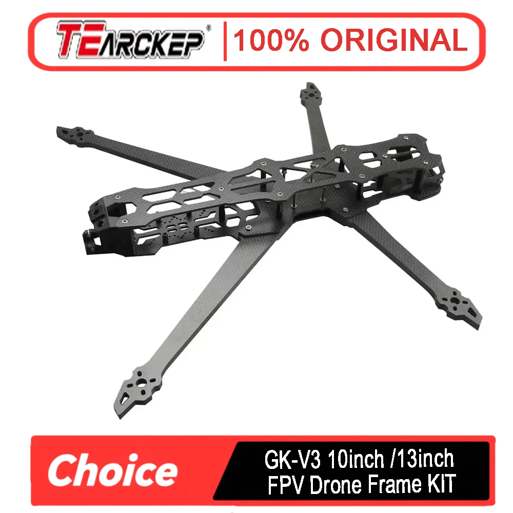 

GK-V3 FPV Frame Kit – 10/13-Inch (435/550mm) Carbon Fiber | Lightweight High Strength for Freestyle, Racing & Long Range