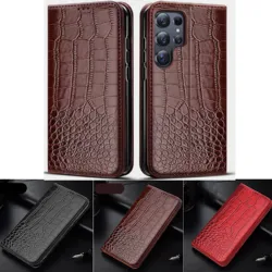 Flip Leather Phone Case For Samsung Galaxy S24 Ultra S23 Plus S22 S21 FE A14 A15 A24 A25 A34 A35 A52 A53 A54 A55 Wallet Cover