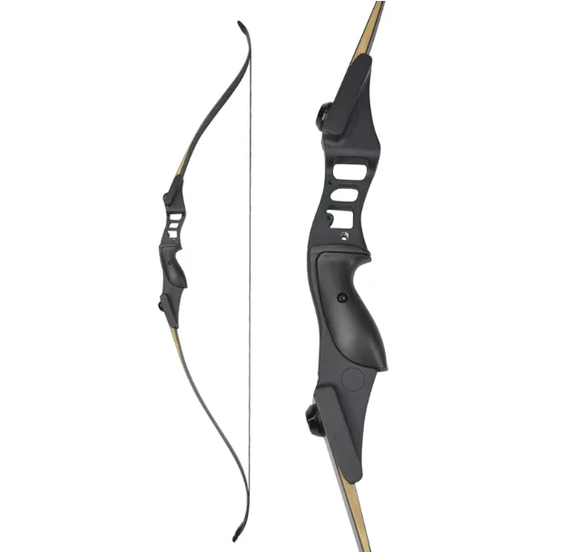 JUNXING F177 Recurve Bow Riser Length 17inch 30-50Ibs limbs American Bow for Archery Hunting Shooting Practice