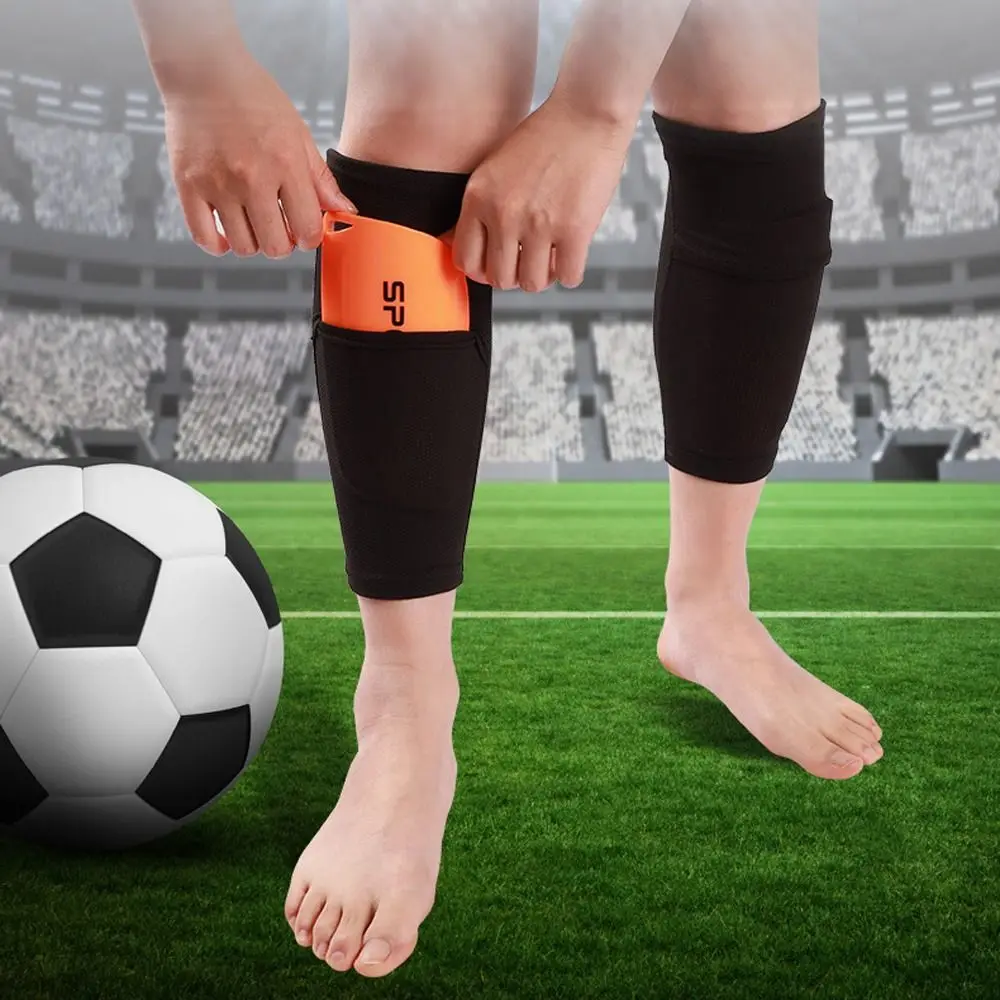 Breathable Kids Boys Men Sports Football Shin Holder Leg Guard Sleeves Soccer Shin Pads Cover Instep Socks