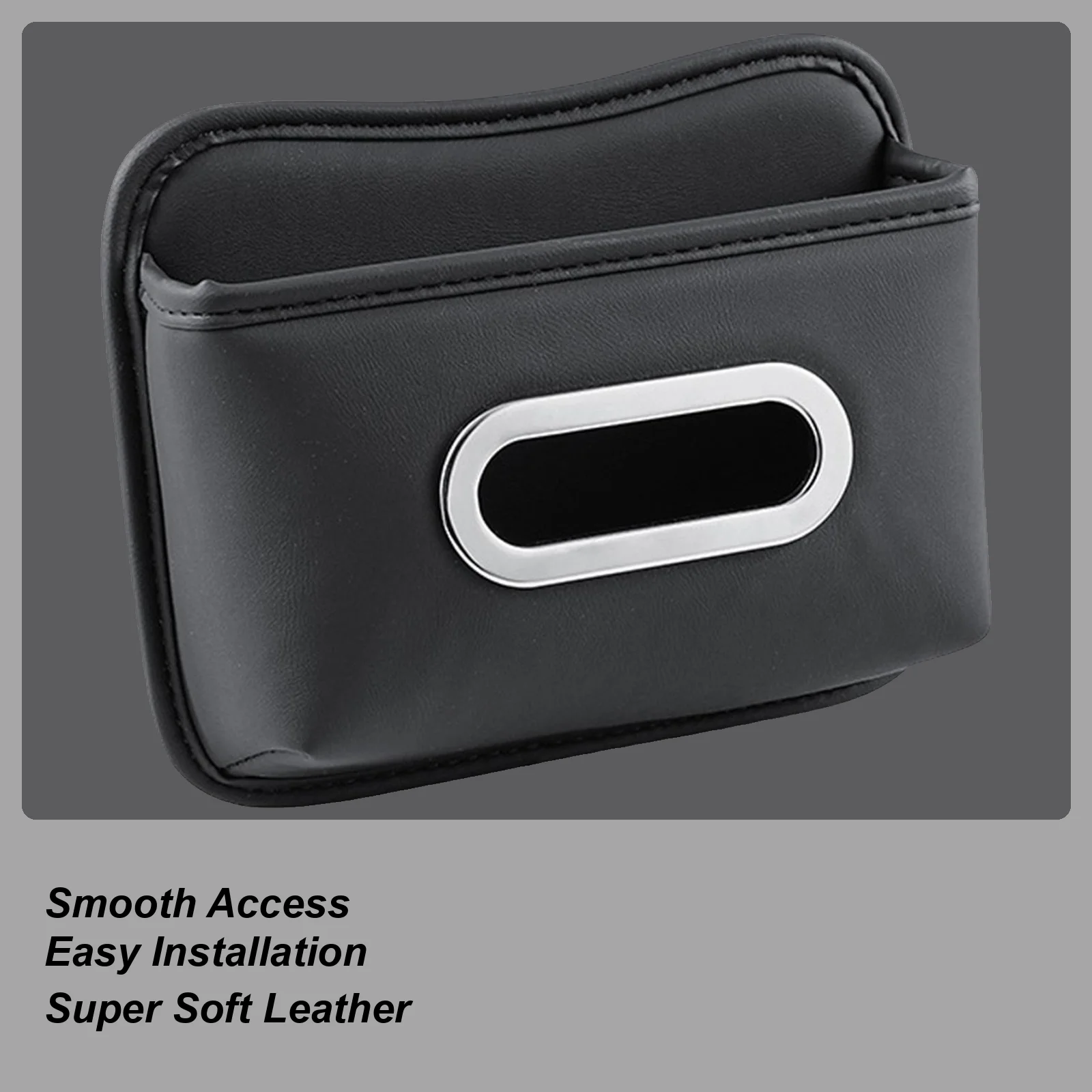 

Держатель для салфеток для автомобиля Кожаный клейкий чехол для салфеток Диспенсер для салфеток для автомобиля Для спинки сиденья Подлокотник Консоль Солнцезащитный козырек Внедорожник Грузовик