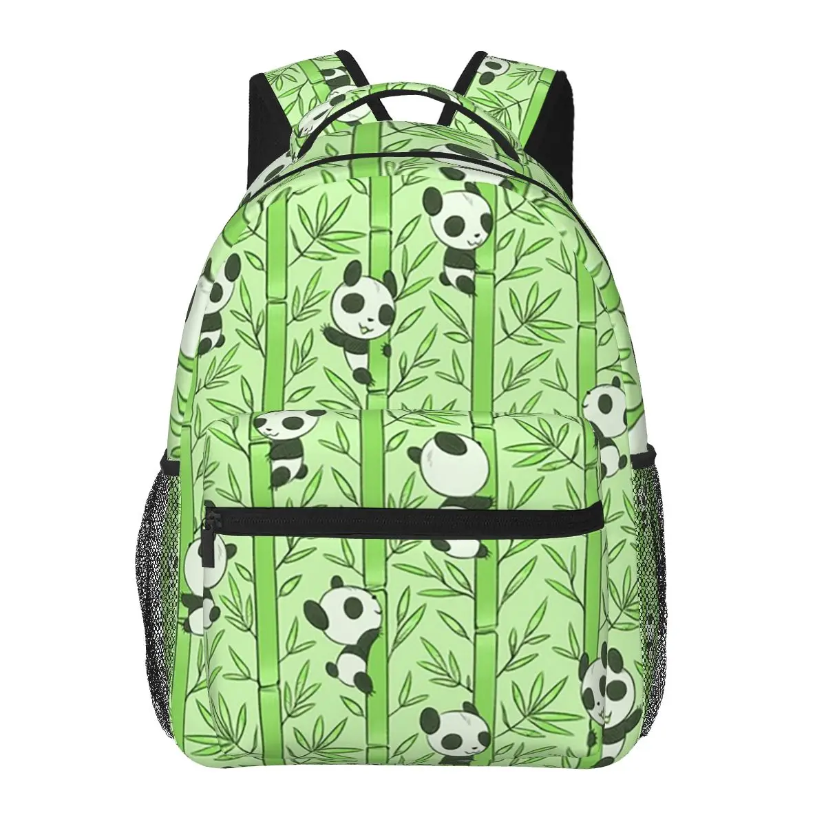 

Cartoon Panda And Bamboo Pattern Student Backpack School Bag Hiking Travel Daypack for Boys Girls Fashion Bookbag Shoulder Bags