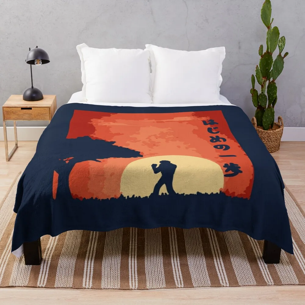 Hajime no Ippo Throw Blanket Luxury Brand Camping Sofa Quilt Kid'S Blankets