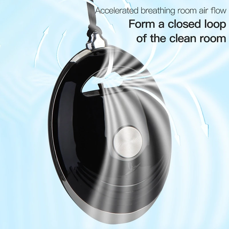 สร้อยคอเครื่องกรองอากาศเครื่องสร้างประจุลบขนาดเล็กแบบพกพาน้ำหอมปรับอากาศเครื่องกำเนิดไอออนลบ