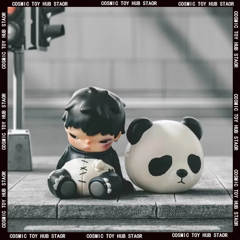 

Hirono Coexistence Bestman Doll Panda Handheld Hang Card Cute Trendy Play Collection Desktop Ornament Giving Gifts To Friends