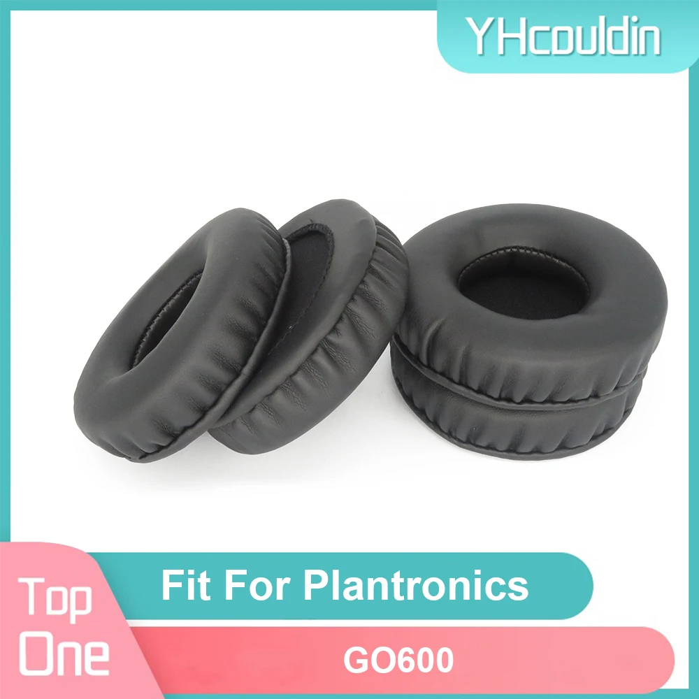 Earpads For Plantronics GO600 Headphone Earcushions PU Soft Pads Foam Ear Pads Black