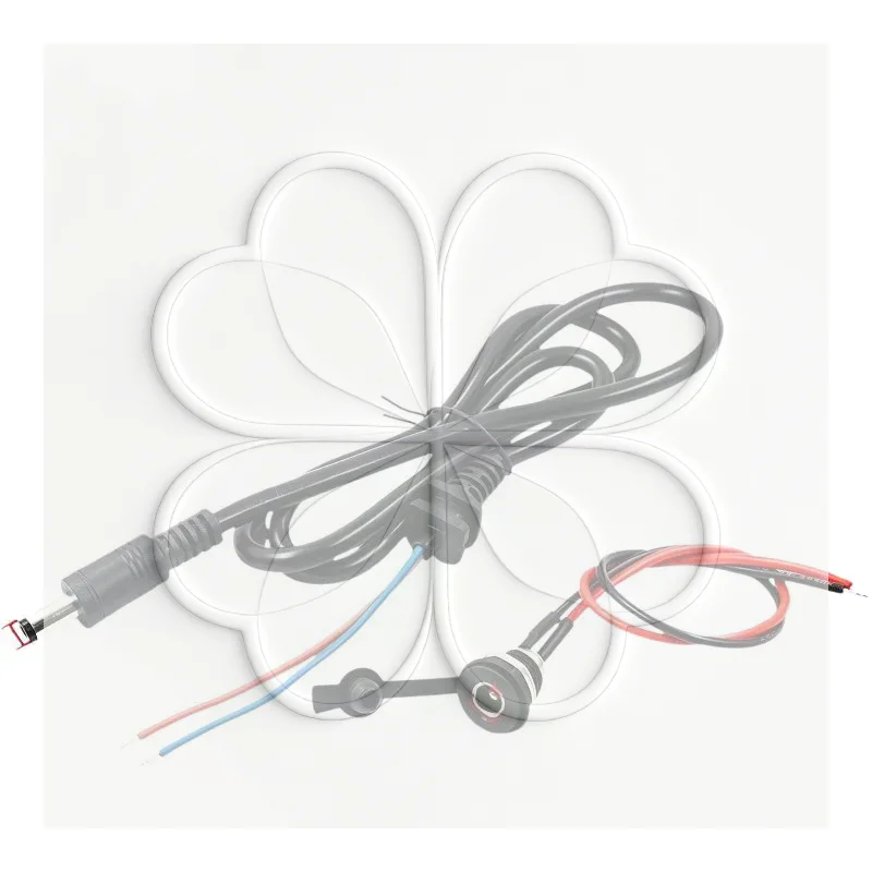 Low Resistance DC 5.5x2.1/2.5mm Male Female Charging Cable for 36V 48V E-Bike Li-ion Battery