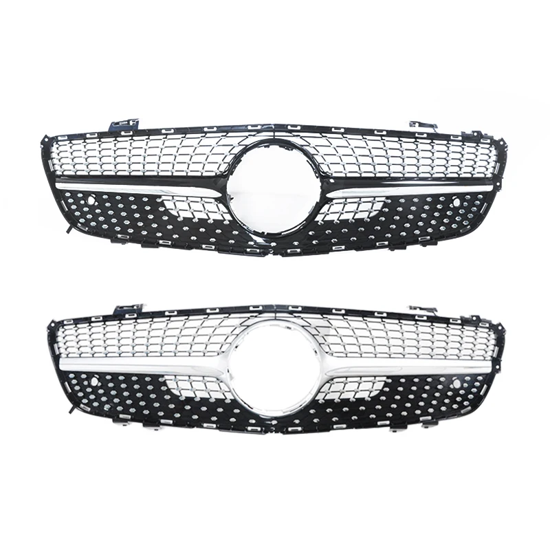 R231 replacement Diamond grill premium front bumper grille for Mercedes Benz SL Class R231 body kit 2012 2013 2014 2015 2016