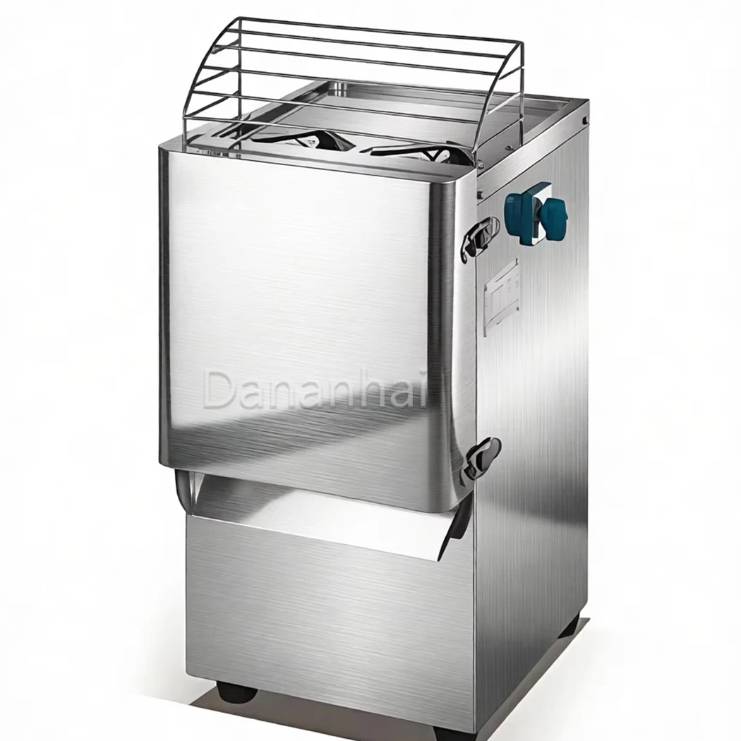 High Performance Fully Automatic Vegetable Cutter Double Mouth Radish Potato Slicer Kitchen Tool for Efficient Cooking
