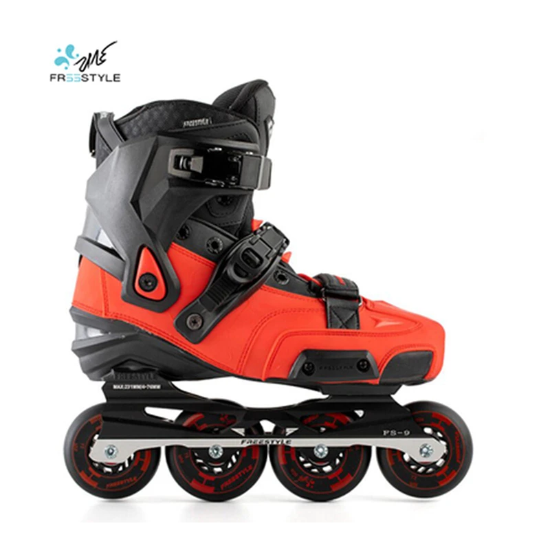 Original FREESTYLE TT Inline Roller Skates CNC Frame Slalom Sliding Roller Skating Shoes 90A Wearproof Wheel Street Urban Patine