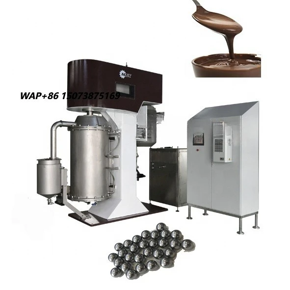 New QMJ500 Continuous Chocolate Ball Mill/Grinding Machine-Energy Saving 37kw Motor Chocolate Processing Factory Equipment