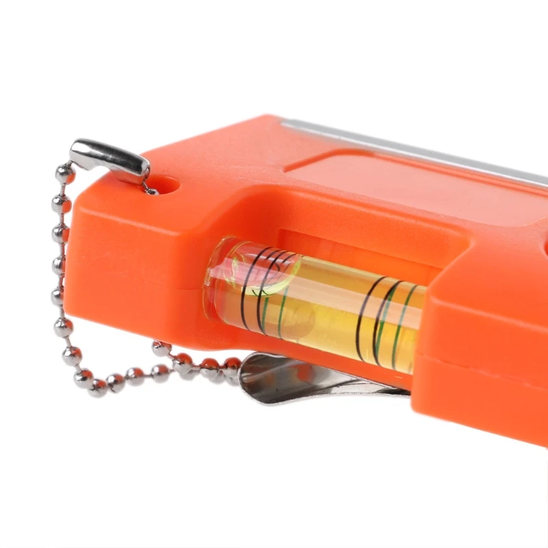 for Key Chain Level Ruler V Stripe Spirit Level Bubble Level Measuring Bubble Le