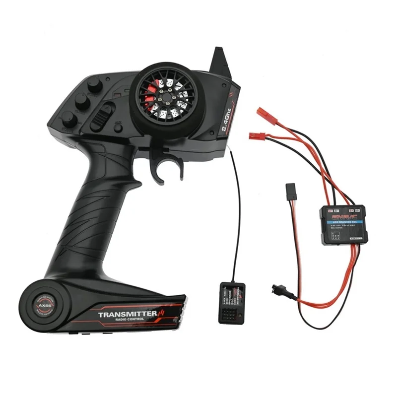 

AUSTAR AX5S 2.4G 3CH Transmitter with AX-5X Receiver 40A ESC for 1/8 1/10 Axial SCX10 TRAXXAS TRX4 WPL C24 MN D90 MN99S RC Car