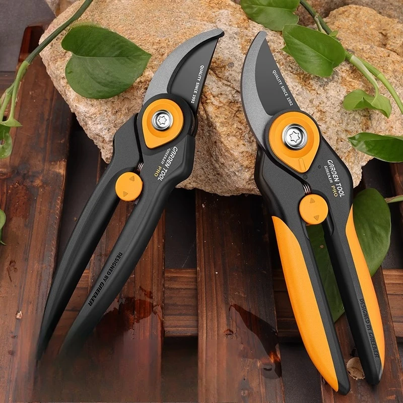 

Professional Pruning Scissors Labor-saving Branches Shears Fruit Tree Flower Potted Plant Trimming Tool Gardening Cutting Shears