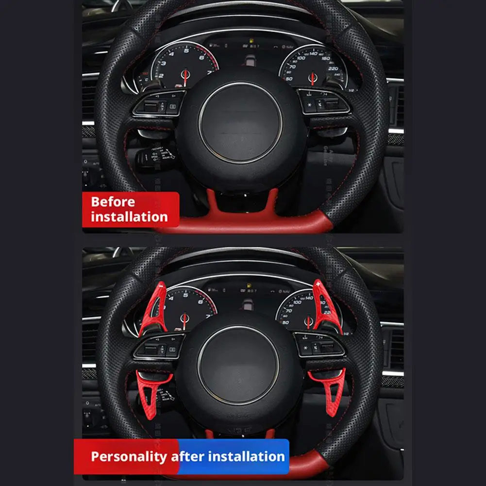 مجاذيف تحويل عجلة القيادة لأودي RS6 RS7 S3 S5 ، لكوبرا ليون ، لكوبرا أتيكا 21-25 ، تمديد مجداف ناقل الحركة ABS M8U7