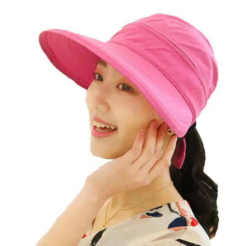 Hat Women Summer Sun Hat Women Summer Foldable Empty Top Casual Floppy Ladies Hats Outdoor Casual Sunhat Gorro