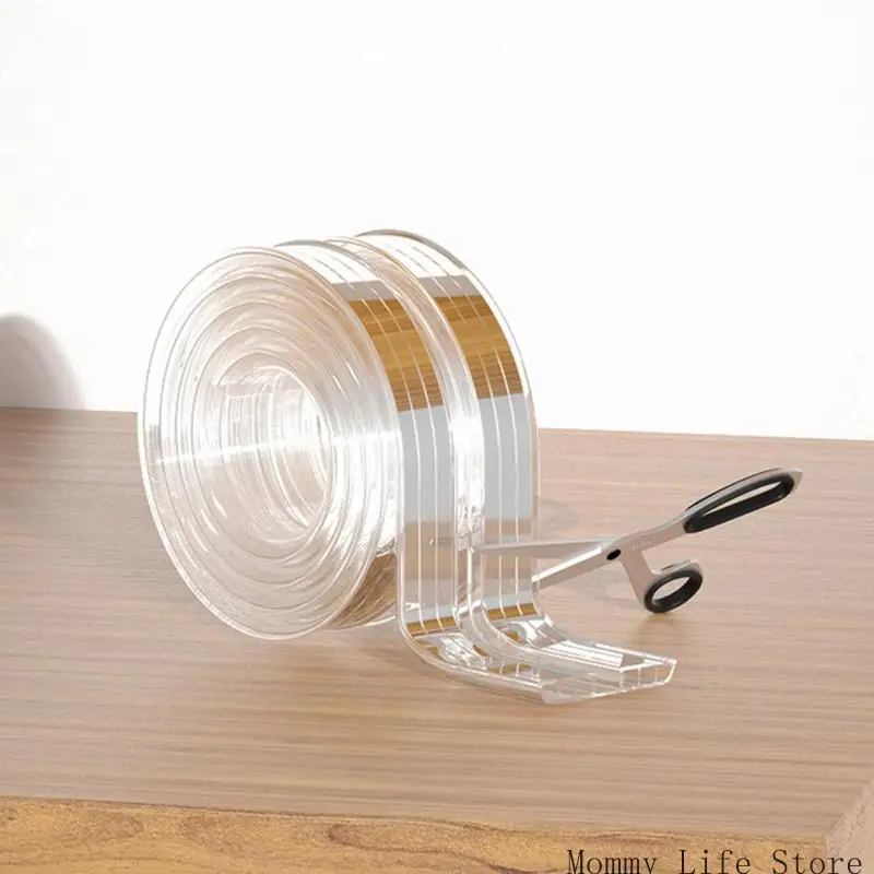 

Flexible Transparent Furniture Corner Guard Baby Proofing Guard Natural PVC Tear Resistant Strong Hold Adhesive