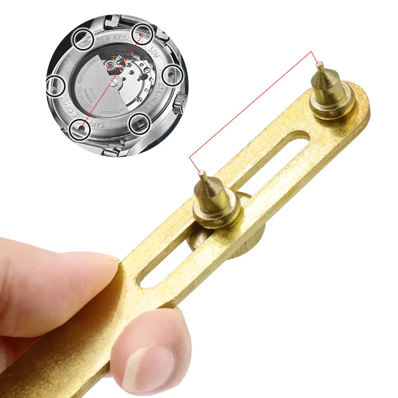 40/50mm Adjustable Watch Back Case Cover Opener Battery Replacement Tool Wrench Spanner Remover Watch Repair Watchmaker Tools