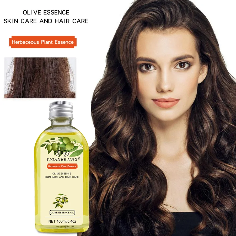1/2/3Pcs YIGANERJING Natural Olive Oil Care Hair Skin Essential Oil Improve Hair Repair Care Nourishing Facial Oil 160ML
