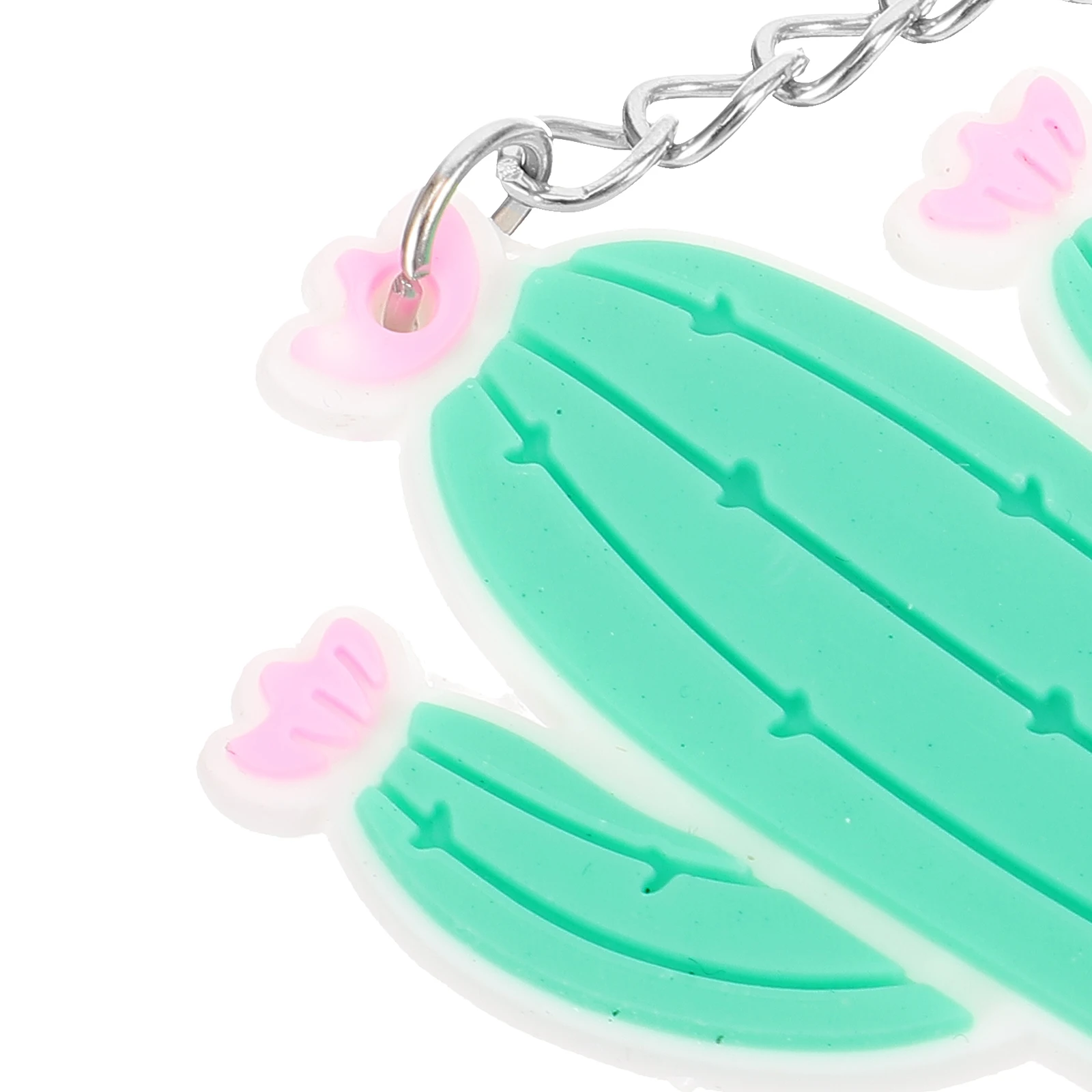

10pcs Cactus Shaped Keychain Cute Keychain Decor Small Key Ring Pendant For Bag Car Keys Lovely Cactus Key Ring Charm