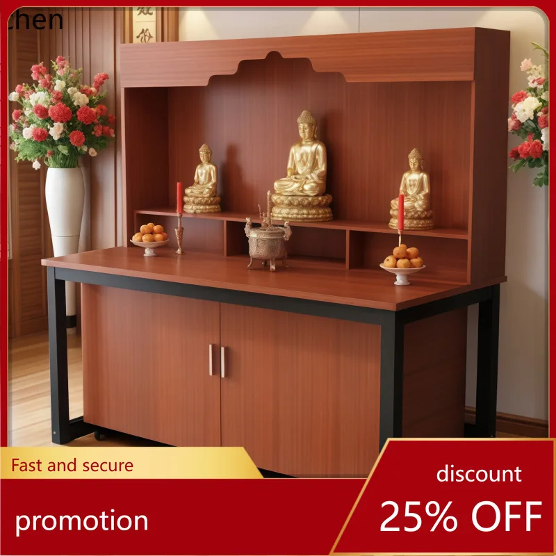 ZML Incense Case Buddha Altar Home Use Small Window Side with Backboard Incense Stick Case Economical Type