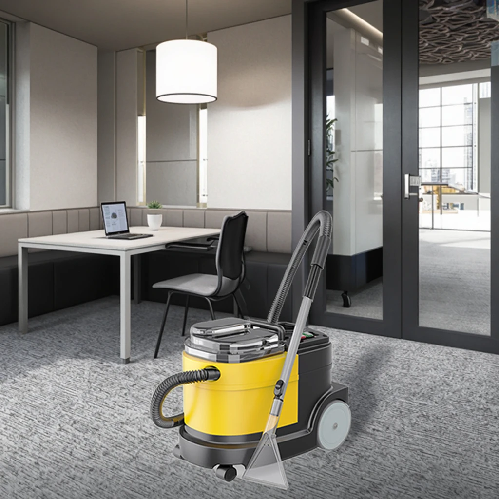 

Commercial Electric Powered Plastic Material Hot Water Carpet Extractor Cleaner Steam Cleaning Machine