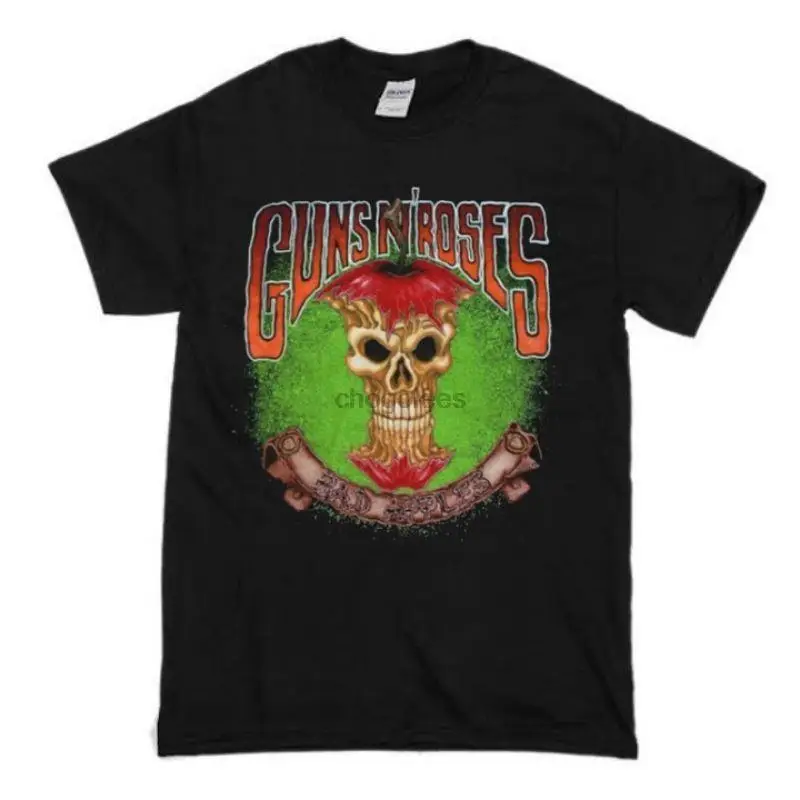 T-Shirt   OVERSIZE   KAOS BAND GNR - Bad Apples   Kaos Guns N Roses   KAOS PRIA WANITA   BAJU DEWASA DAN ANAK   T SHIRT   Hitam