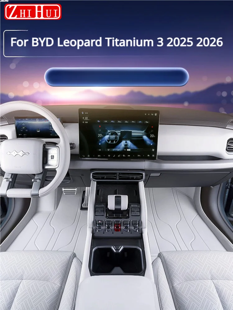 For BYD Leopard Titanium 3 2025 2026 Car Styling Full Coverage Floor Mats Carpet Interior Premium Anti-Slip Durable Accessories
