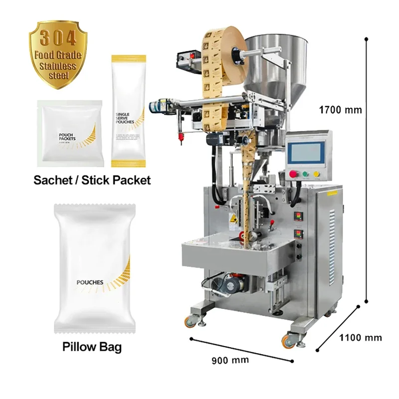 Fully Automatic Multi-function 1-100g Grannule Packing Machine for Coffee Spice Sugar Stick Sachet Packaging with Good Price