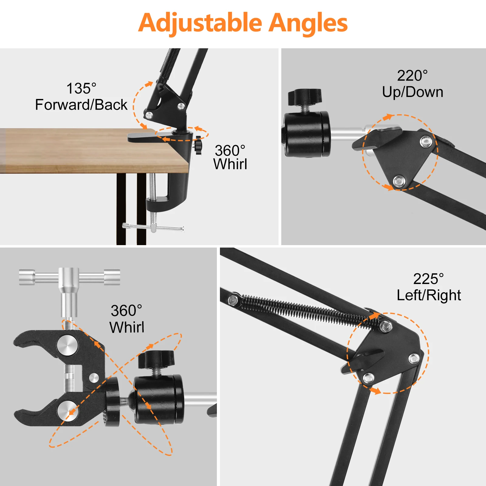 NEWACALOX Soldering Third Hand Tool Adjustable Heat Gun Frame PCB Holder Welding Helping Hands for Desoldering Assistant Repair