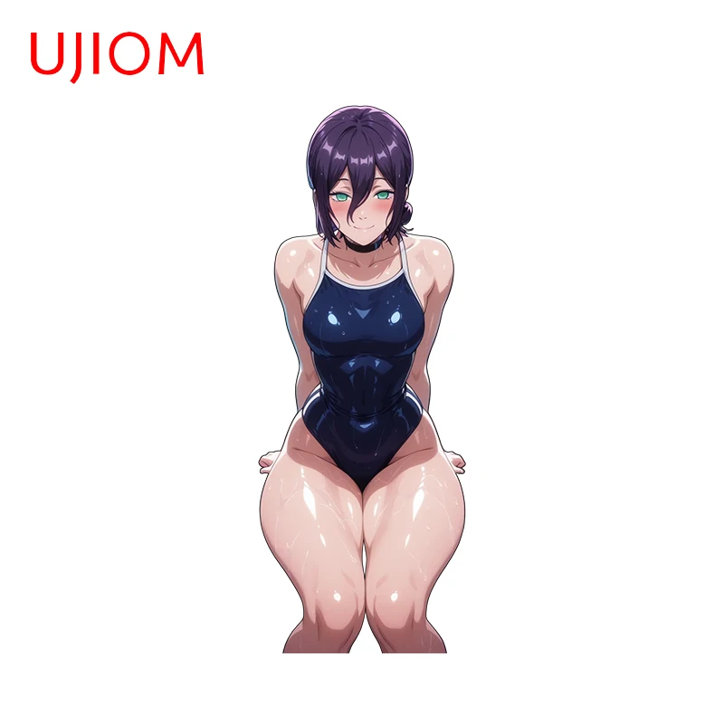 UJIOM Reze Swimsuit Wall Sticker Creative Personality High Quality Scratch Proof Wardrobe Decal Edgy Kitchen Cupboard Decoration