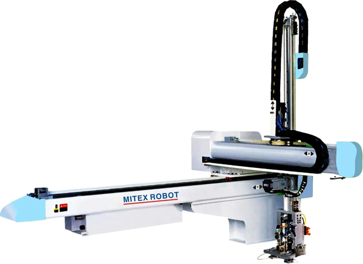 three axes servo driven single mechanical arm take out for molding  manipulator robots