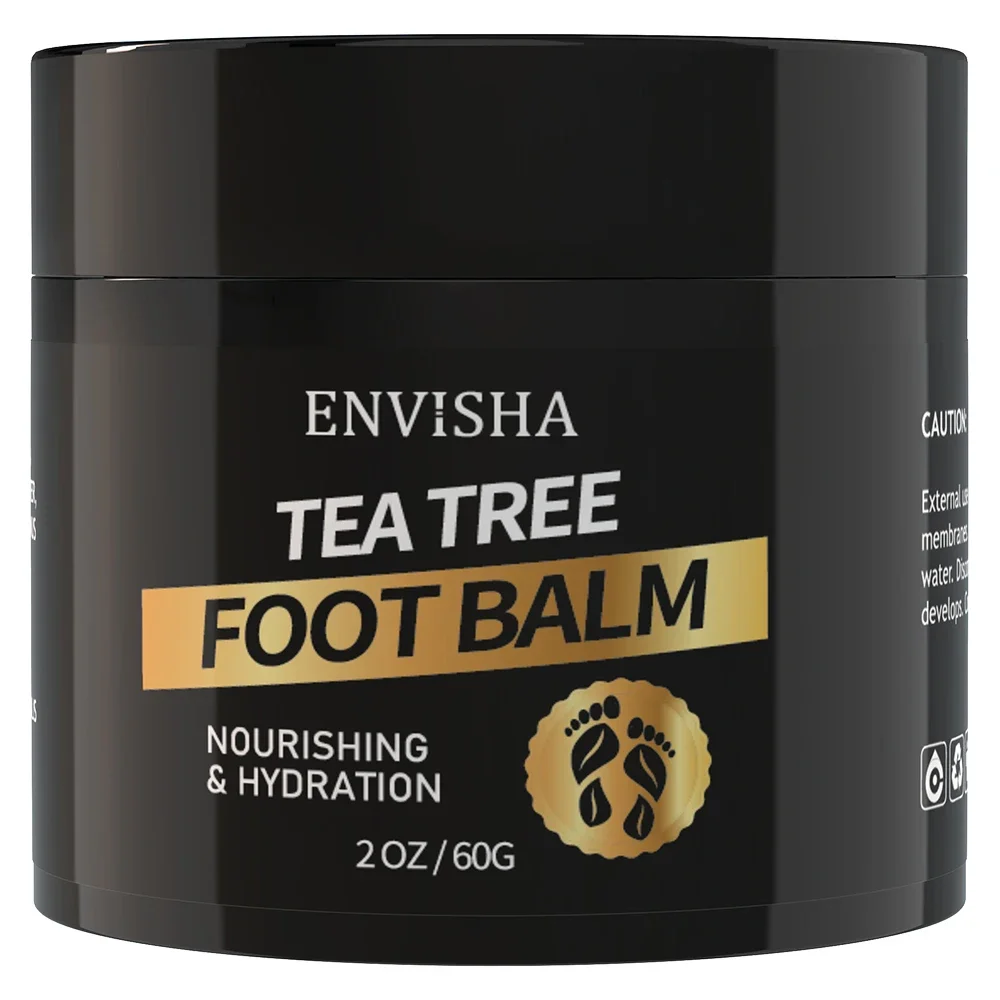 60g Tea Tree Foot Care Cream Cracked Heels Mask Skin Smooth Intensive Moisturizing Callus Remover Repair Anti-drying Exfoliating