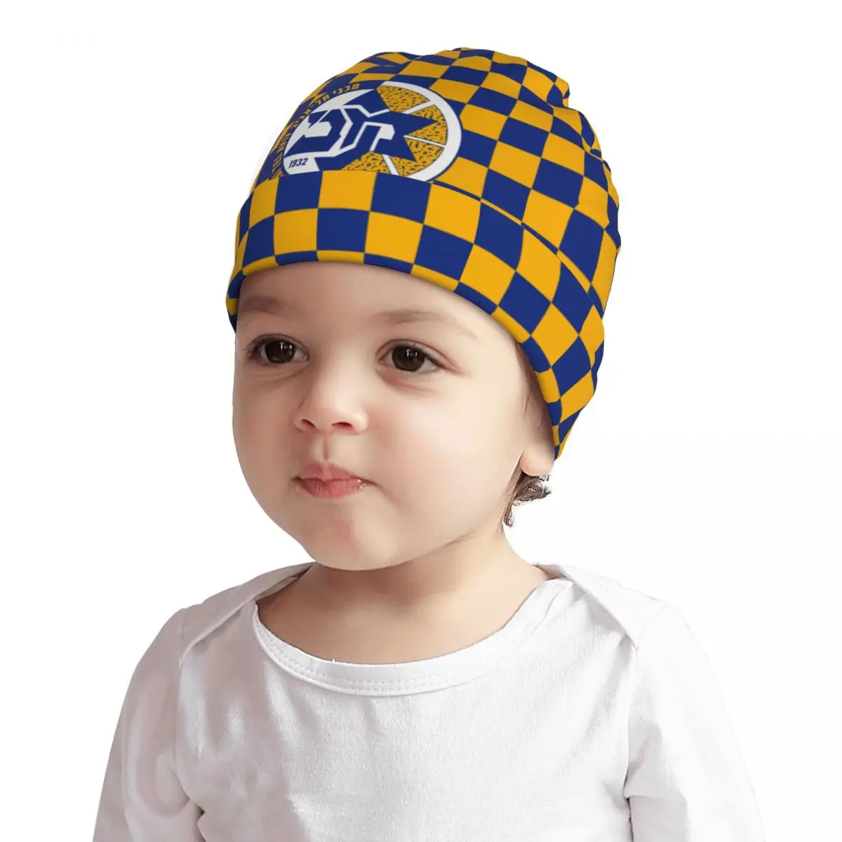 Israel Maccabi Tel Aviv Bc Baby Katoen Mutsen Voor Jongens Peuter Gebreide Hoeden Schattige Warme Baby Beanies Voor Baby Meisjes Pasgeboren Caps