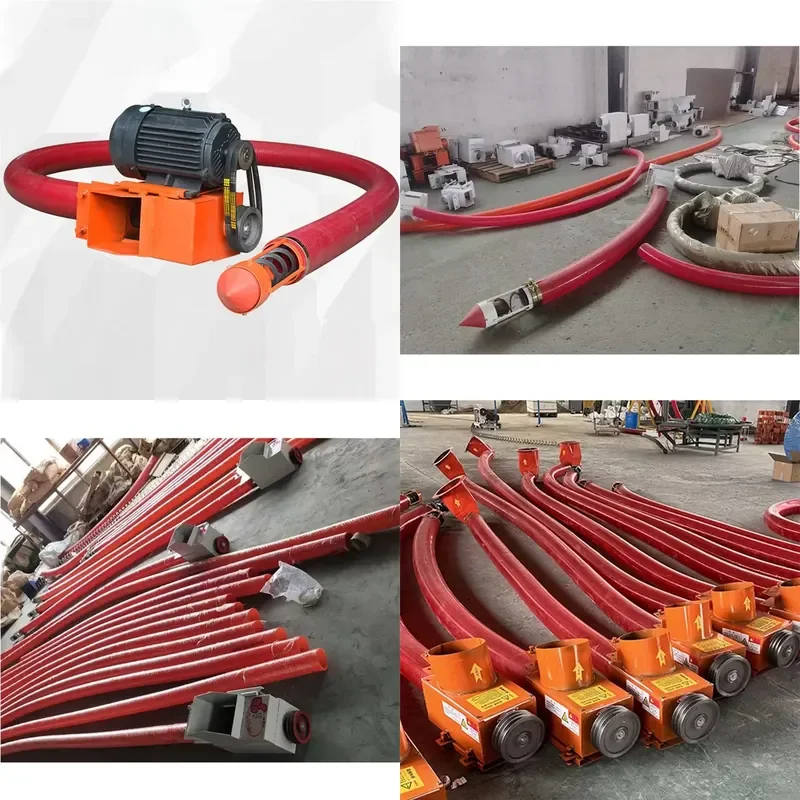 Recycling 2026 Construction Mini Sand Flexible Screw Hose Gravel Sand Transfer Pump Portable Sand