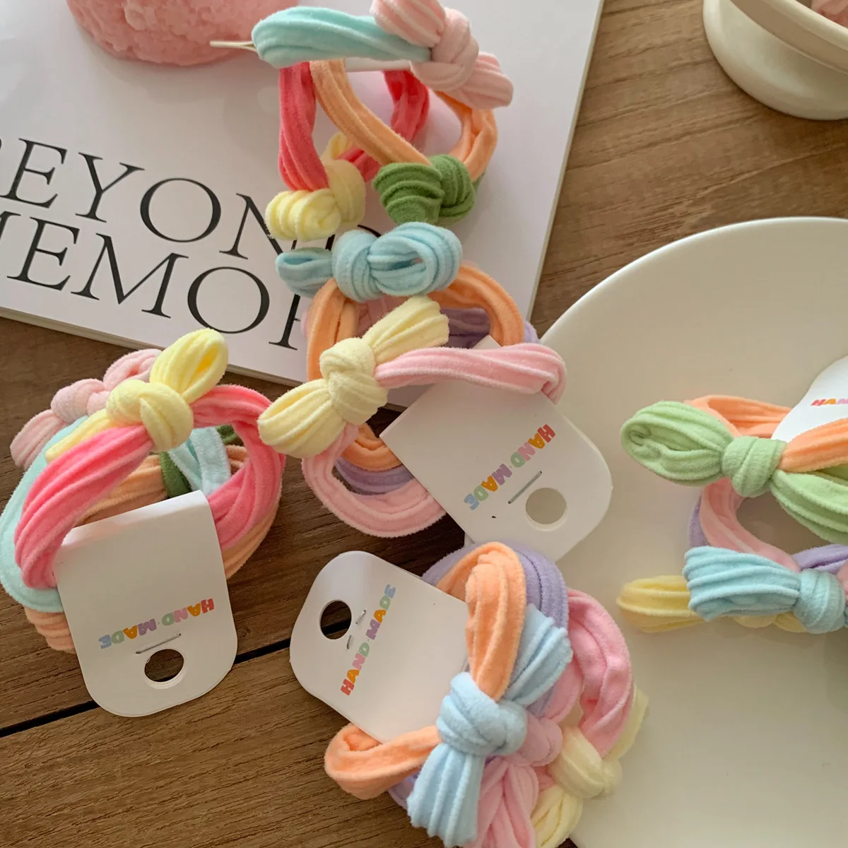 

3Pcs Cute Solid Bowknot Hairband Hair Clips for Baby Girls Handmade Bows Hairpin Barrettes Headwear Kids Hair Accessories