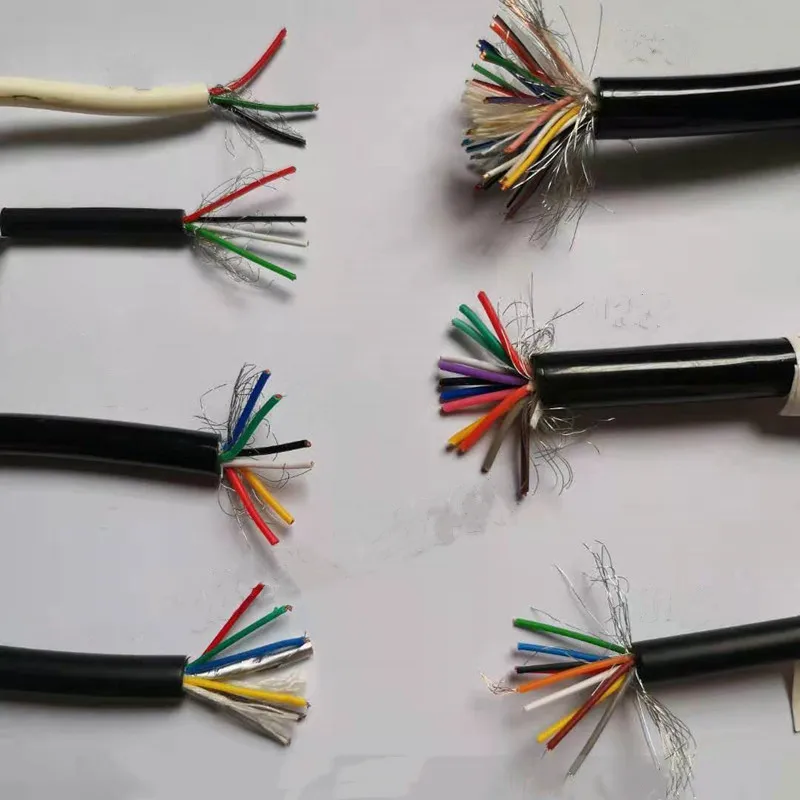 

PU spring shield cable 2 6 8 10 core 20 awg stretch 1 2 3 4 5 6 7 8 9 10 11 12 13 14 15 meters spiral telescopic wire