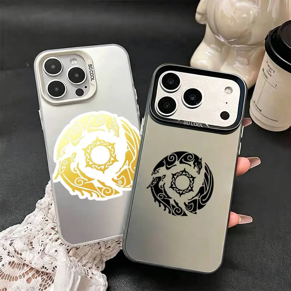 Crimson Desert Logo Game Phone Case For iPhone 17,16,15,14,13,12,11,Mini,Pro,E,MAX White Candy Matte Cover